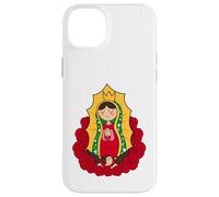 Our Lady of Guadalupe Chibi Style Tee Mexican Devotion Carcasa para iPhone 14 Plus