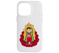 Our Lady of Guadalupe Chibi Style Tee Mexican Devotion Carcasa para iPhone 14 Pro Max