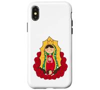 Our Lady of Guadalupe Chibi Style Tee Mexican Devotion Carcasa para iPhone X/XS