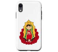 Our Lady of Guadalupe Chibi Style Tee Mexican Devotion Carcasa para iPhone XR