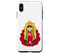 Our Lady of Guadalupe Chibi Style Tee Mexican Devotion Carcasa para iPhone XS Max