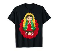 Our Lady of Guadalupe Cute Cartoon Virgin Mary Cartoon Camiseta