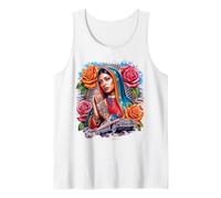Our Lady of Guadalupe Lowrider Mexican Pride Mexico Chicano Camiseta sin Mangas