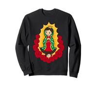 Our Lady of Guadalupe Nuestra Señora de Guadalupe Cartoon Sudadera