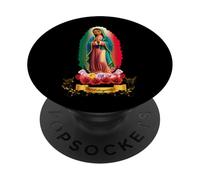 Our Lady of Guadalupe Virgin Mary Catholic Saint PopSockets PopGrip Adhesivo