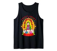 Our Lady Virgen De Guadalupe Cartoon La Morenita Virgin Mary Camiseta sin Mangas