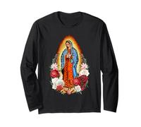 Our Lady Virgen De Guadalupe Nuestra Senora de Mexico Manga Larga