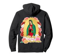Our Lady Virgen De Guadalupe Saint Virgin Mary Roses Flowers Sudadera con Capucha