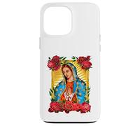 Our Lady Virgen De Guadalupe Saint Virgin, Red Rose Flower Carcasa para iPhone 13 Pro MAX