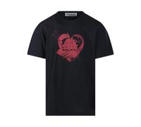Our Legacy - Love Story Print Loose T-Shirt - Tops - Hombre - Negro - XL -