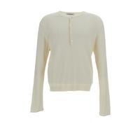 Our Legacy- Maglia in cotone con texture a coste- Tops- Hombre- Beige- L- Maglia in cotone con texture a coste