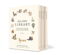 Our Little Library: A Foundational Language Vocabulary Board Book Set for Babies, Including Farm Animals, Forest Animals, Fruits and Veggies, Toys, and Transportation