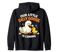 Our Little Silly Goose Is Coming diseño oca tierna Sudadera con Capucha