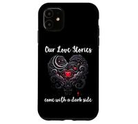 Our Love Stories Come with a Dark Side Romance Smutty Book Carcasa para iPhone 11