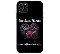Our Love Stories Come with a Dark Side Romance Smutty Book Carcasa para iPhone 11 Pro Max