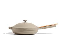 Our Place Sartén grande Always Pan | Sartén de cerámica de 12.5 pulgadas con tapa modular y espátula de madera de haya | Utensilios de cocina patentados 10 en 1 antiadherentes y no tóxicos fabricados