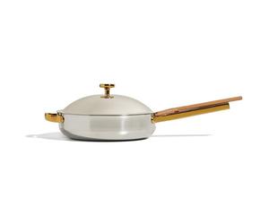 Our Place Titanium Always Pan Pro - Sartén antiadherente de 10.6 pulgadas (2.8 cuartos de galón) | Titanio de tres capas y acero inoxidable | Seguro para horno, inducción y todas las cocinas de hasta