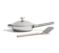Our Place Titanium Mini Always Pan Pro - Sartén antiadherente de 22 cm (1,4 L) | Titanio de tres capas y acero inoxidable | Seguro para horno, inducción y todas las cocinas de hasta 538 °C | Incluye