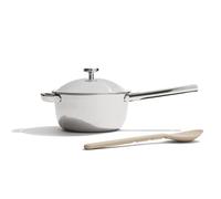 Our Place Titanium Mini Perfect Pot Pro - Olla antiadherente sin revestimiento de 2.75 cuartos de galón | Titanio y acero inoxidable de tres capas | Apto para horno hasta 537.8 °C y compatible con