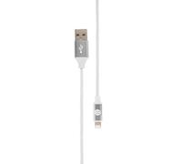Our Pure Planet Cable USB A a Lightning Certificado MFi de Carga rápida, Cable de Carga Trenzado de Nailon de 1,2 m para iPhone 14, 13, 12, 11, Respetuoso con el Medio Ambiente