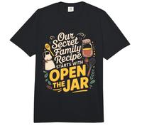 Our Secret Family Recipe Starts with Open The Jar. Kitchen Comfort Colors Adult Heavyweight T-Shirt