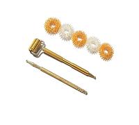 Our Shop Sujok Acupressure Brass Jimmy-2 piezas + 5 piezas Sujok Ring