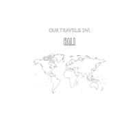 OUR TRAVELS IN: BALI: A minimalist, scrapbook-style travel journal for everyone to document travel adventures.