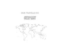OUR TRAVELS IN: GERMANY: A minimalist, scrapbook-style travel journal for everyone to document travel adventures.