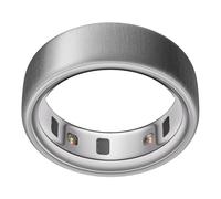 OURA Ring 4 Anillo Inteligente - Brushed Silver - Talla 8 | Averigua tu Talla con el Kit de Tallaje Ring 4 | Monitoriza el sueño, la FC, el estrés y más - hasta 8 días de autonomía