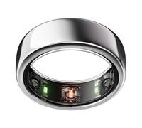 Oura Ring Gen3 Horizon - Talla 9, Silver | Anillo Que monitoriza el sueño, la FC y el estrés - hasta 7 días de autonomía - Compatible con iOS y Android - Averigua tu Talla con el Kit de Tallaje