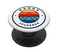 Ouray Colorado Esquí Snowboard Viaje de esquí Familiar PopSockets PopGrip Adhesivo