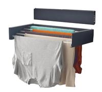 OurHouse Tendedero de Ropa Montado en la Pared, Tendedero Retráctil para Interiores y Exteriores, Resistente a la Intemperie, Plegable, 3,5 m de Espacio de Secado y 20 kg de Ropa, Instalación Fácil