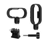 OURHZTB Adaptador de montaje de cámara de acción para Insta360 GO 3S/GO 3, bisel horizontal y vertical, accesorios de soporte de marco protector