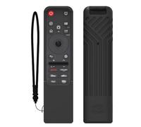 OURHZTB Funda de silicona MR25GA Magic para mando a distancia LG MR25GA Magic Smart TV, funda protectora suave, antideslizante, antipérdida, a prueba de polvo (negro)