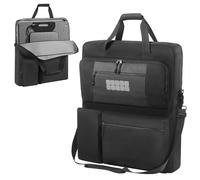 OURHZTB Funda de transporte de viaje compatible con ECOFLOW/BLUETTI/Anker, bolsa de almacenamiento portátil de panel solar con bolsillos y correa para el hombro, Para panel solar Anker Solix Ps100 de