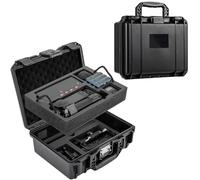 OURHZTB Funda de transporte impermeable IP67 para cámara Insta360 X5, X4, caja de almacenamiento multifuncional de doble capa de gran capacidad, compatible con trípode, palo selfie plegable y otros