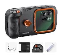 OURHZTB Funda impermeable para teléfono móvil de 5.4 a 6.9 pulgadas, IP68 antiempañamiento subacuático para fotos y vídeos, carcasa para iPhone 16/15/14 Pro Max para Samsung Galaxy S25/S24 Ultra