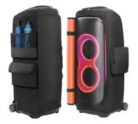 OURHZTB Funda para altavoz compatible con JBL PartyBox Ultimate portátil para exteriores, fiestas, viajes, funda protectora contra el polvo, bolsa de almacenamiento con bolsillos para JBL PartyBox