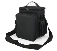 OURHZTB Funda para micrófono inalámbrico de 6 ranuras, bolsa de viaje para JBL Partybox Encore Essential/Partybox 110 Sistema de micrófono de mano, funda de transporte para cantar, karaoke, accesorios