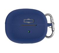 OURHZTB Funda protectora de silicona compatible con auriculares SHOKZ OpenDots ONE, suave, a prueba de golpes, anticaídas, funda protectora con llavero (azul)
