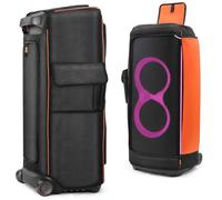 OURHZTB Funda protectora para altavoz compatible con altavoz portátil JBL PartyBox Ultimate, bolsa de almacenamiento de viaje al aire libre con bolsillos para cable de carga y micrófono, Black