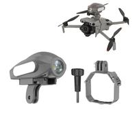 OURHZTB Luz de vuelo nocturno para dron con intermitente para DJI Mini 5 Pro, faro LED recargable con adaptador de soporte de extensión para accesorios de dron DJI Mini 5 Pro
