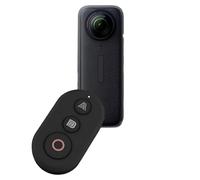 OURHZTB Mando a distancia Bluetooth para cámara Insta360 X5/X4/X3/GO 3S/Ace Pro 2/Ace Pro, control remoto inteligente de alcance de 30 m, disparador de cámara y zoom, compatible con teléfonos iOS y