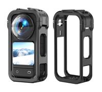 OURHZTB Marco protector de liberación rápida para jaula de cámara Insta360 | Marco de expansión de carcasa protectora de plástico con agujero roscado de 0.25 pulgadas, soporte de zapata fría e interfaz