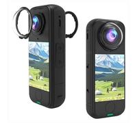 OURHZTB Protectores de lente premium para Insta360 X4 Air, alta transparencia 10H de vidrio templado óptico protector de lente con revestimiento AR compatible con accesorios de cámara de aire Insta