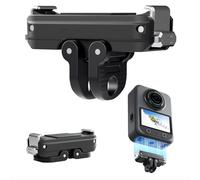 OURHZTB Soporte adaptador magnético de liberación rápida para DJI Osmo 360/Action 5 Pro/4/3, soporte adaptador de metal mejorado con doble abrazadera de expansión para accesorios Osmo Action