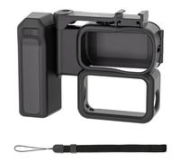 OURHZTB Soporte de agarre para fotografía de calle con botón de obturador para cámara de acción DJI Osmo Nano, marco protector ergonómico de liberación rápida con interfaz de zapata fría, cordón