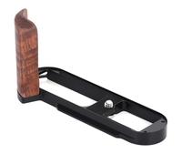 OURHZTB Soporte de metal en L para cámara digital Leica Q3 Q3 43 Q3 Monochrom Q2, agarre de madera antideslizante con soporte de trípode de liberación rápida tipo Arca (nogal, negro)