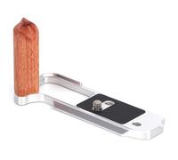 OURHZTB Soporte de metal RX1R III en forma de L para cámara Sony RX1RIII RX1R Mark III RX1R3, mango de mango de palisandro con placa de liberación rápida tipo Arca y agujeros de tornillo de 1/4