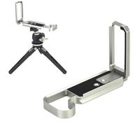 OURHZTB Soporte de placa de liberación rápida en L para cámara Hasselblad X2D/X2DII 100C, soporte horizontal vertical de aluminio para trípode estándar Arca